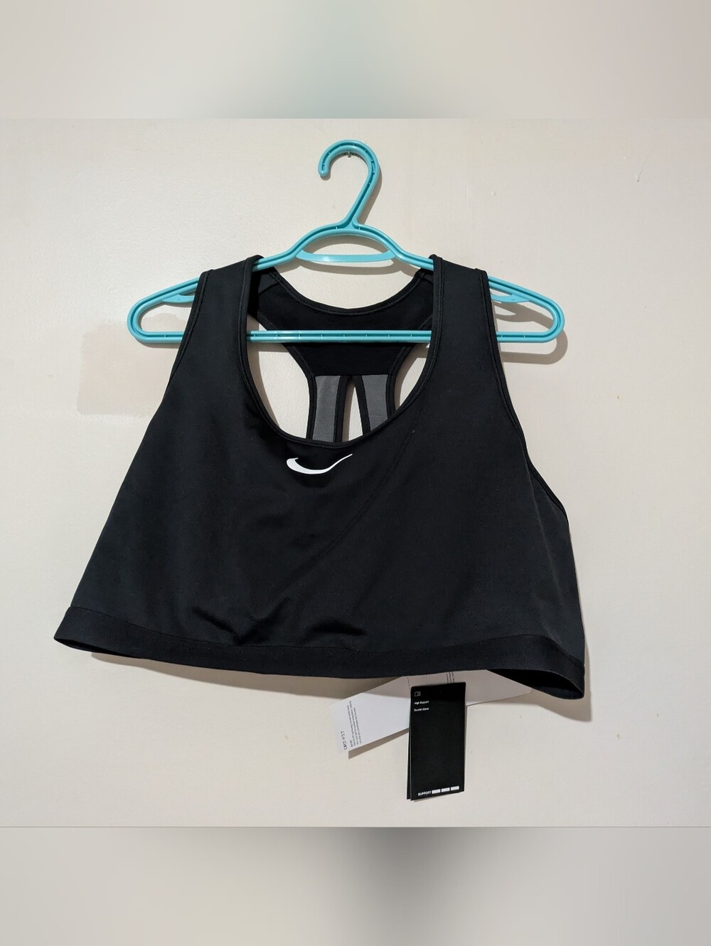 Nike Black Racerback Sports Bra Dri-Fit Size 3X New With Tags!